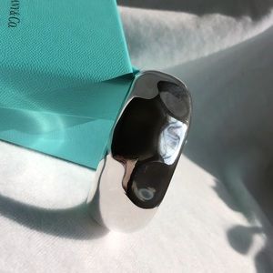 Tiffany & Co. Peretti Silver "Faceted" Cuff